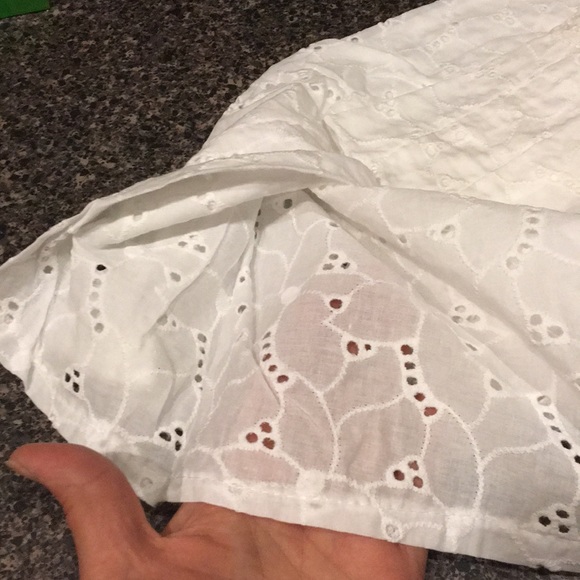 1 LEFT🌴 NEW! WHITE OFF SHOULDER LACE TOP Size S - Picture 8 of 8